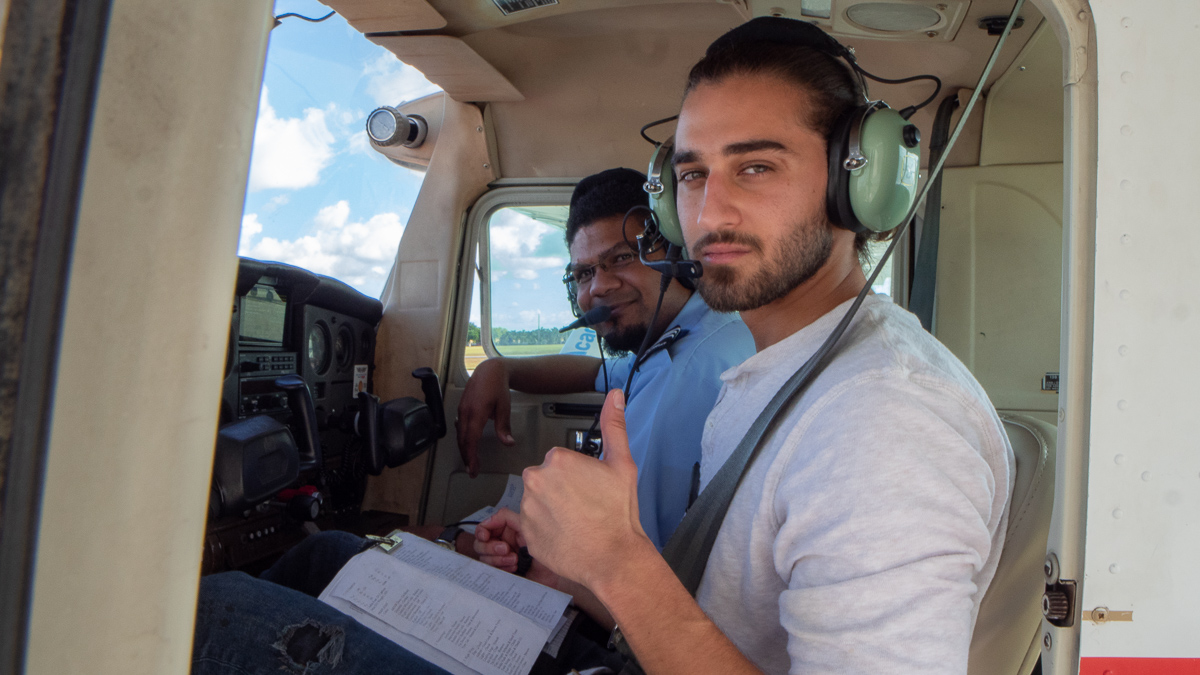 Indian Students at Flying Academy